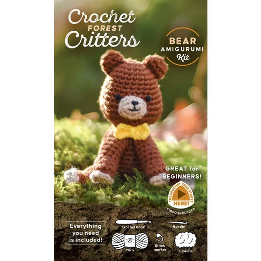 Crochet Forest Critters Amigurumi Kit Bear