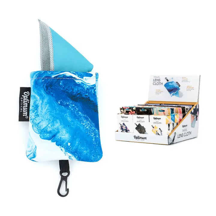 Optimum Optical Microfiber Travel Lens Cloth-Riptide