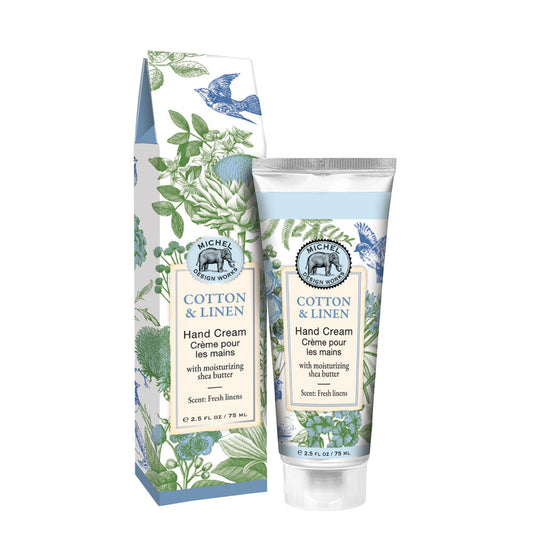 Michel Design Works Cotton & Linen Large Hand Cream