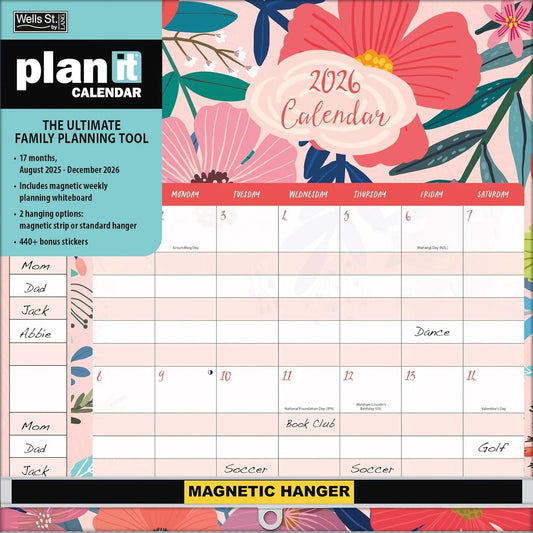 WSBL Shine Within 2026 Plan-It Plus Calendar