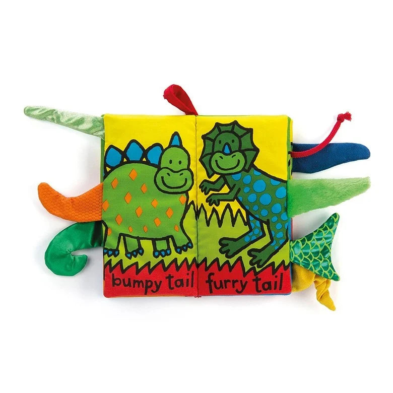 Jellycat Dino Tails Book H8" X W5"