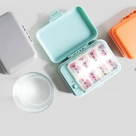 Wellness Keeper Light Up Pill and Vitamin Case