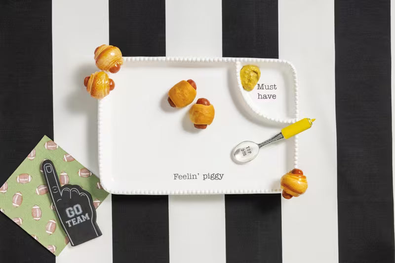 MUD PIE PIGS IN A BLANKET PLATTER SET