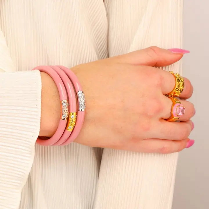 BuDhaGirl Three Kings All Weather Bangles® (Awb®) - Blush-Medium