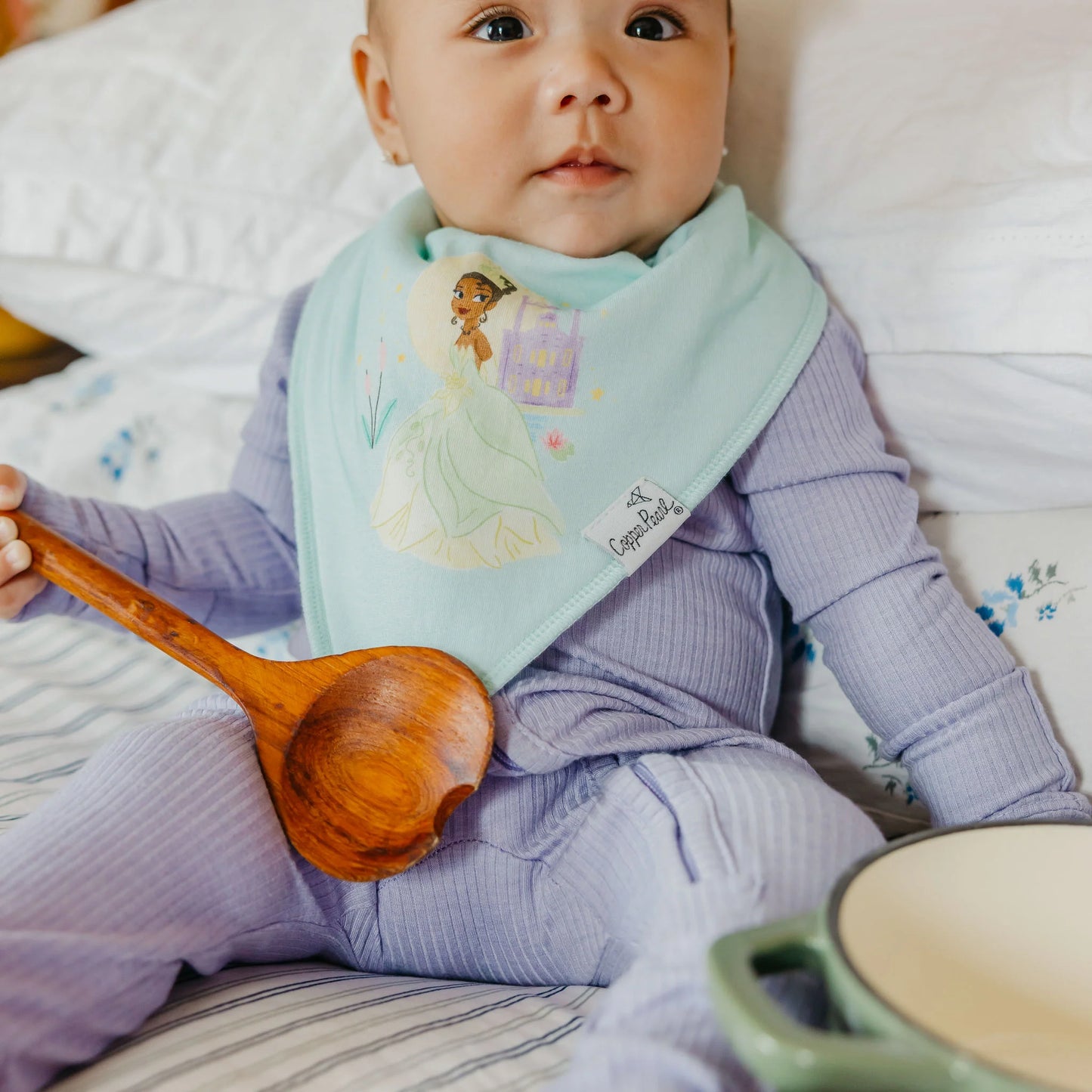 Copper Pearl Disney Princess Baby Bandana Bibs