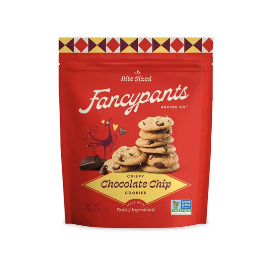 Fancypants Baking Co. Chocolate Chip Cookies | Premium Snacks | 12 Pack | 5oz