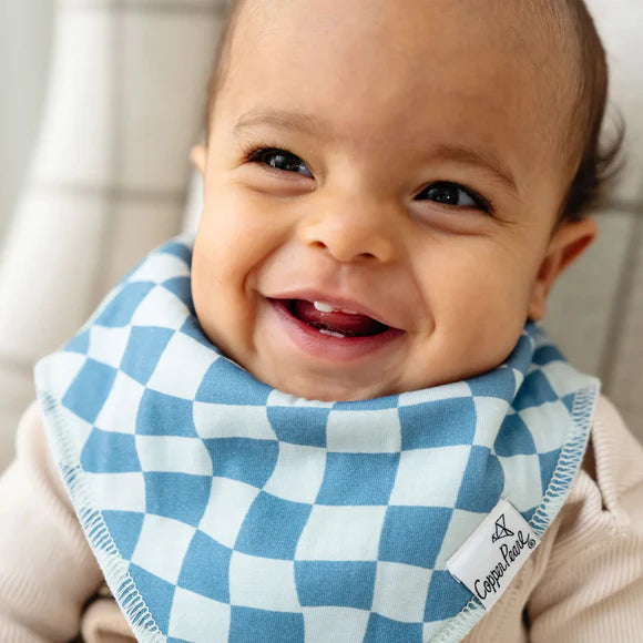 COPPER PEARL RYDER BANDANA BIB SET