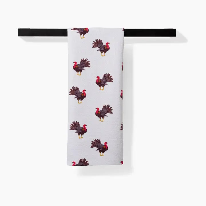 Geometry Turkey Trot Tea Towel