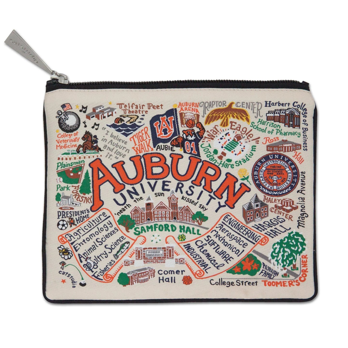 catstudio Auburn University Collegiate Zip Pouch