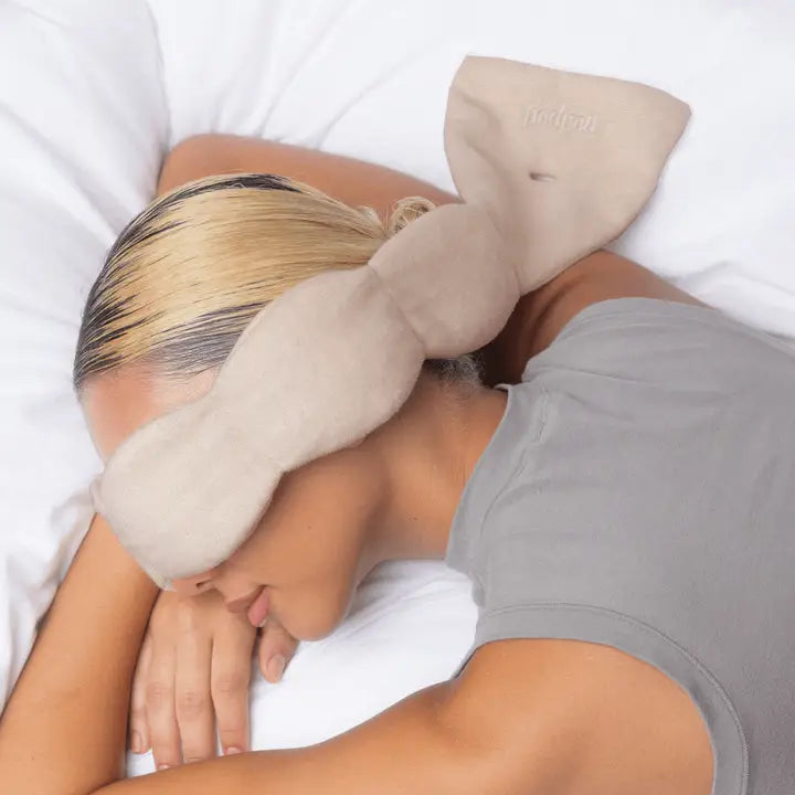 nodpod Latte Weighted Sleep Mask - Eye Mask