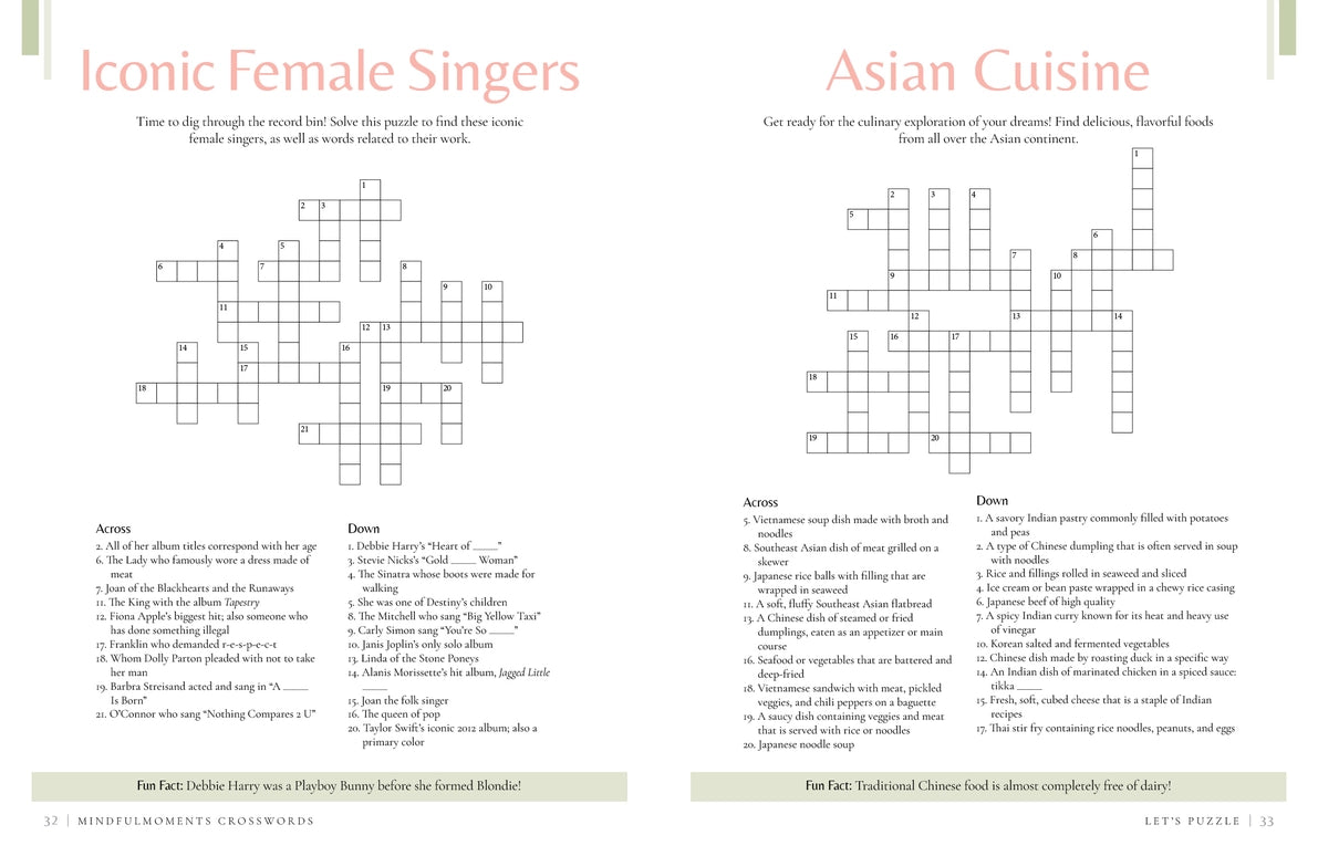 Mindfulmoments Crosswords: Puzzles To Help You Relax