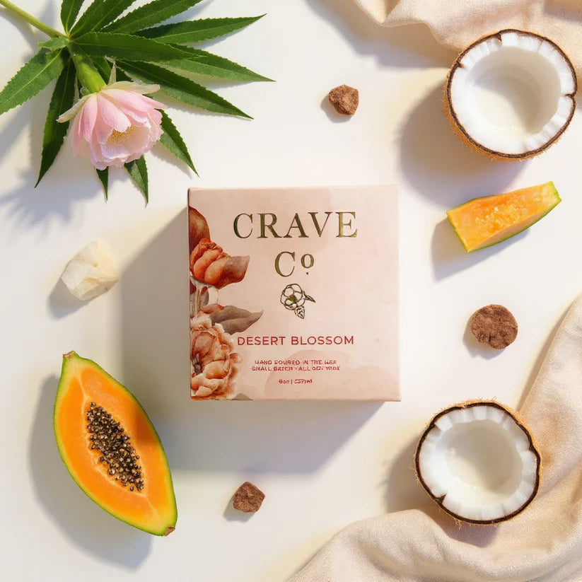 Crave Co. Desert Blossom Boxed Candle