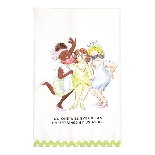 MUD PIE NO ONE WILL EVER GIRLFRIENDS TOWEL