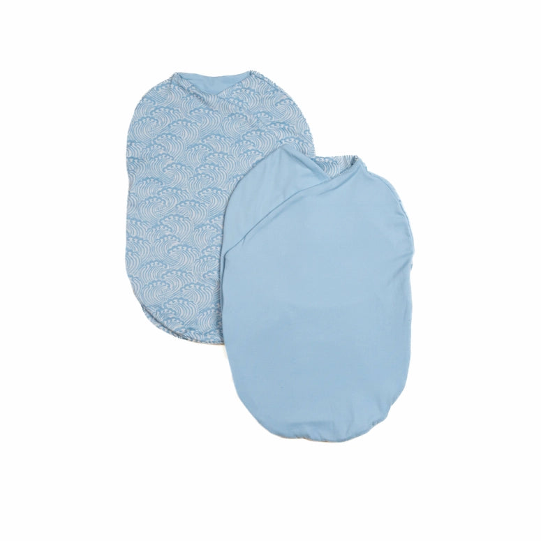 Mama Coco Cocoon Swaddle-Blue Swells