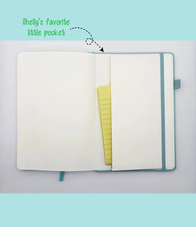 Standing on the WORD Mint Journal Sheep Crest with Verse: Psalm 23 Lord is my shepherd