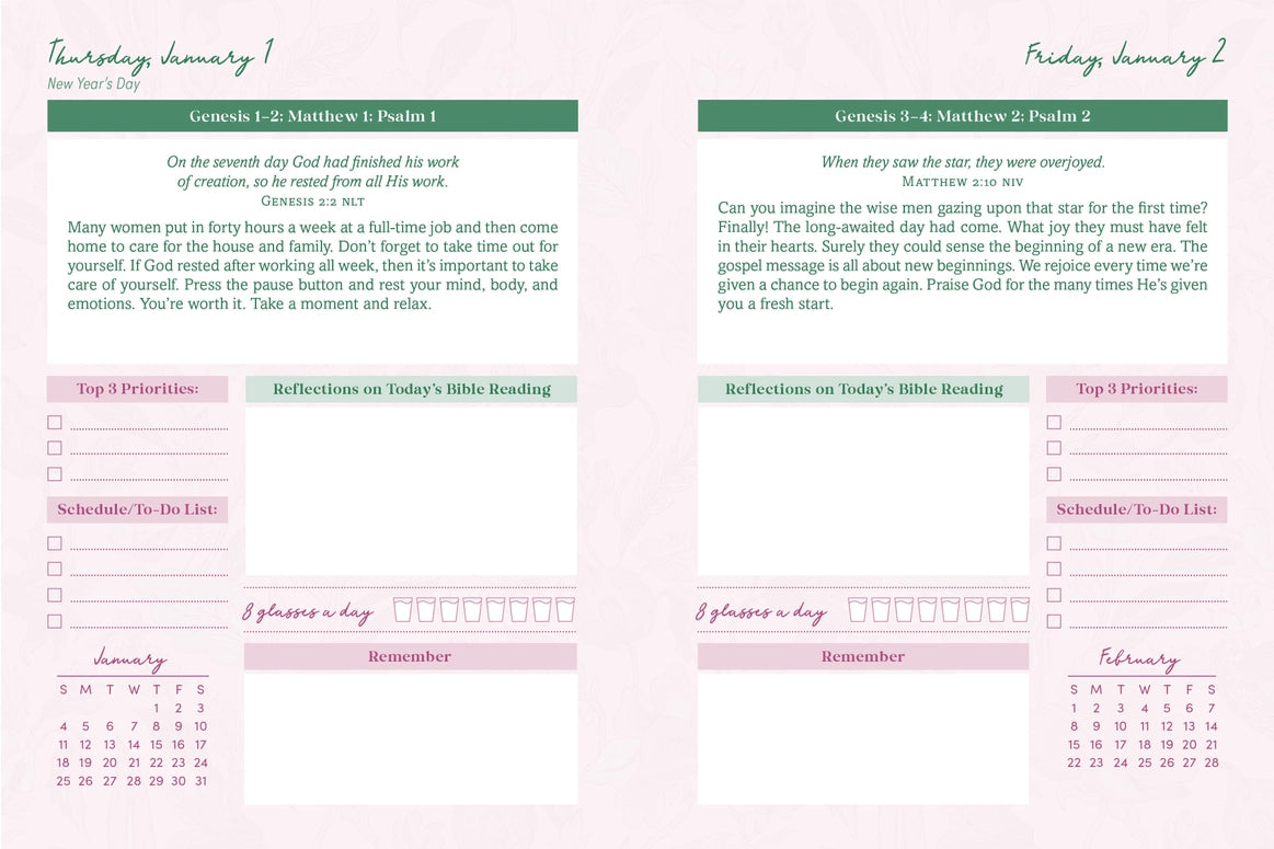 Read Through the Bible in A Year Planner: 2026 Edition