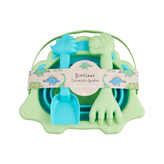 MUD PIE DINO COLLAPSIBLE SAND BUCKET