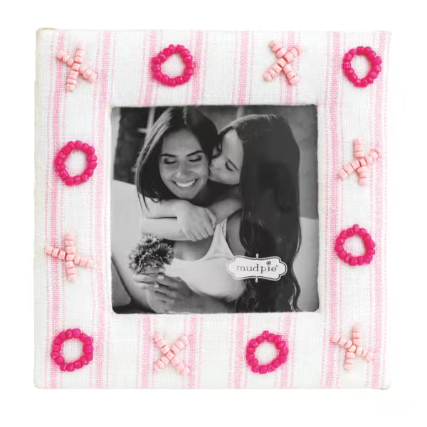 MUD PIE XOXO BEADED FRAME