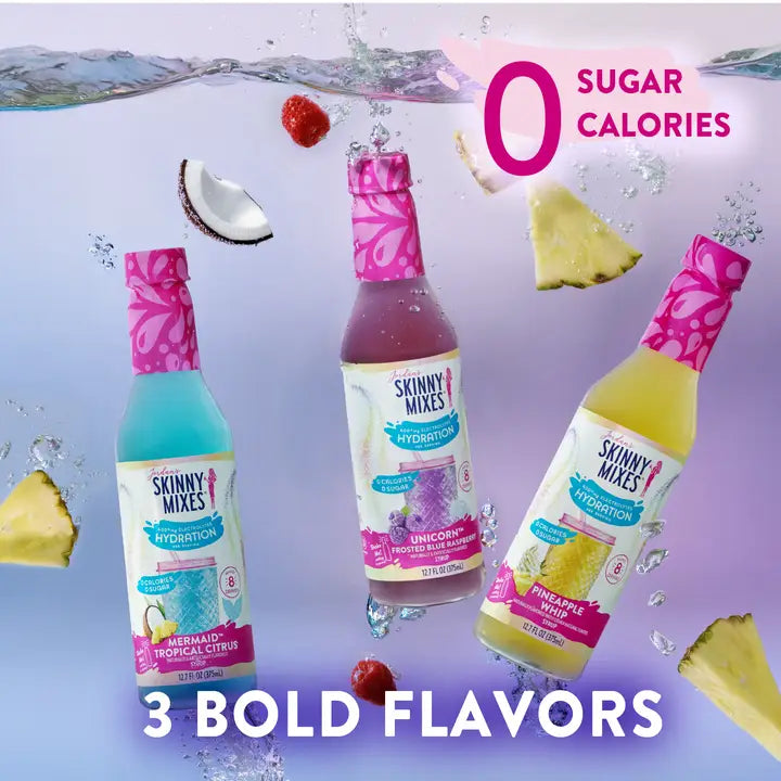 Jordan's Skinny Mixes Sugar Free Mermaid Hydration Syrup with Electrolytes 375 Ml