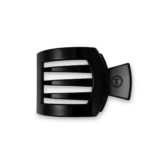 Teleties Jet Black Small Flat Square Clip