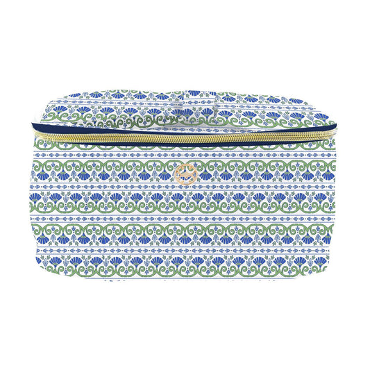 Mary Square  Kiss and Make Up Floral Foulard Navy
