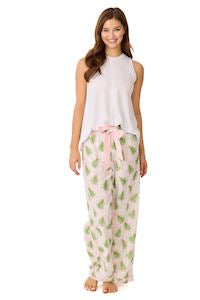 Mud Pie Bow Tree Pajama Pants