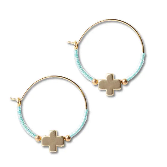 Lenny & Eva Faithful Earrings-Turquoise