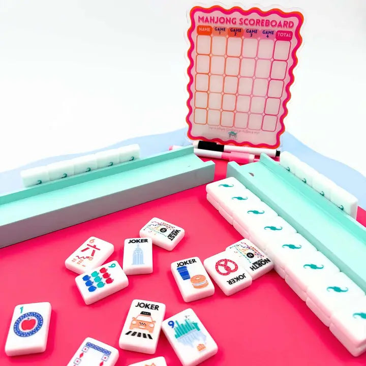 My Fair Mahjong Scoreboard-Pink/Orange