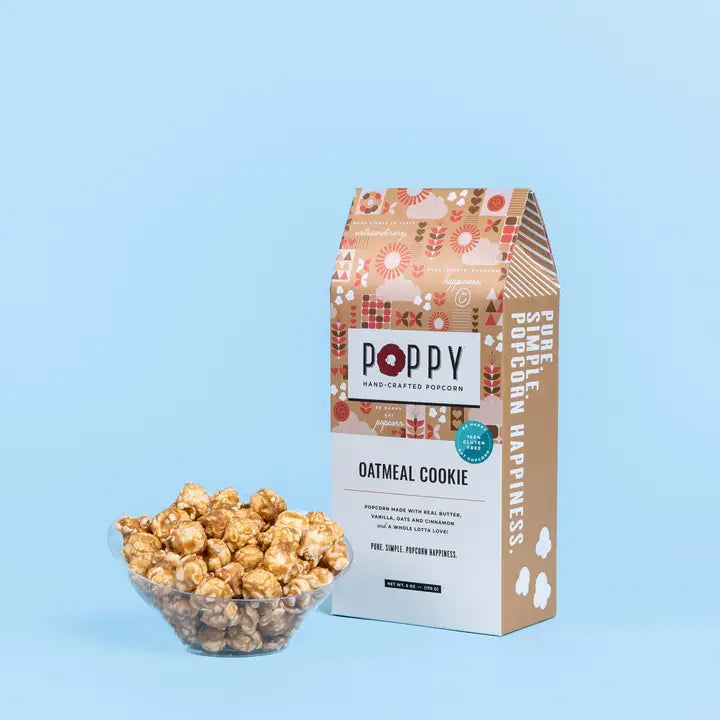 Poppy Oatmeal Cookie Gift Box Popcorn