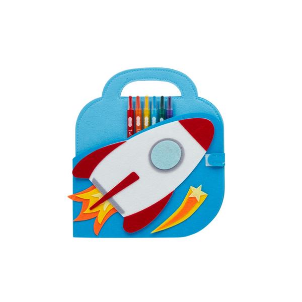 MUD PIE ROCKET ART FOLIO SET