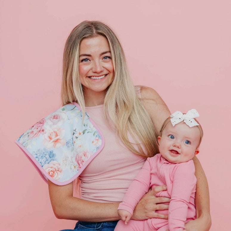 Copper Pearl 3 Pack Premium Burp Cloths - Genevieve