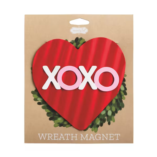 Mud Pie Heart Wreath Magnet