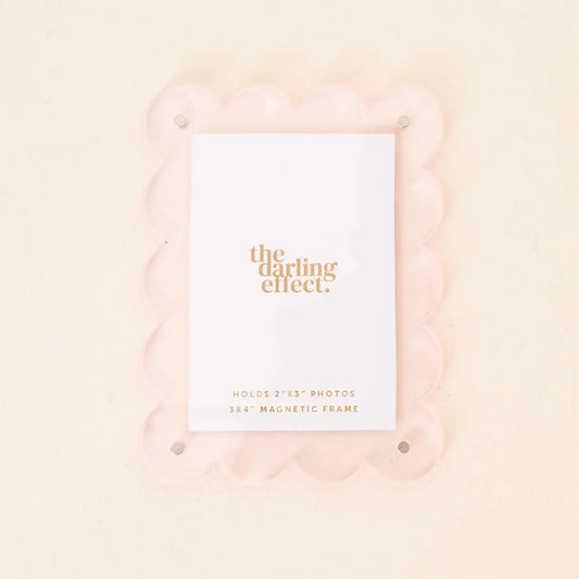 The Darling Effect Pale Pink Mini Acrylic Frame Magnet