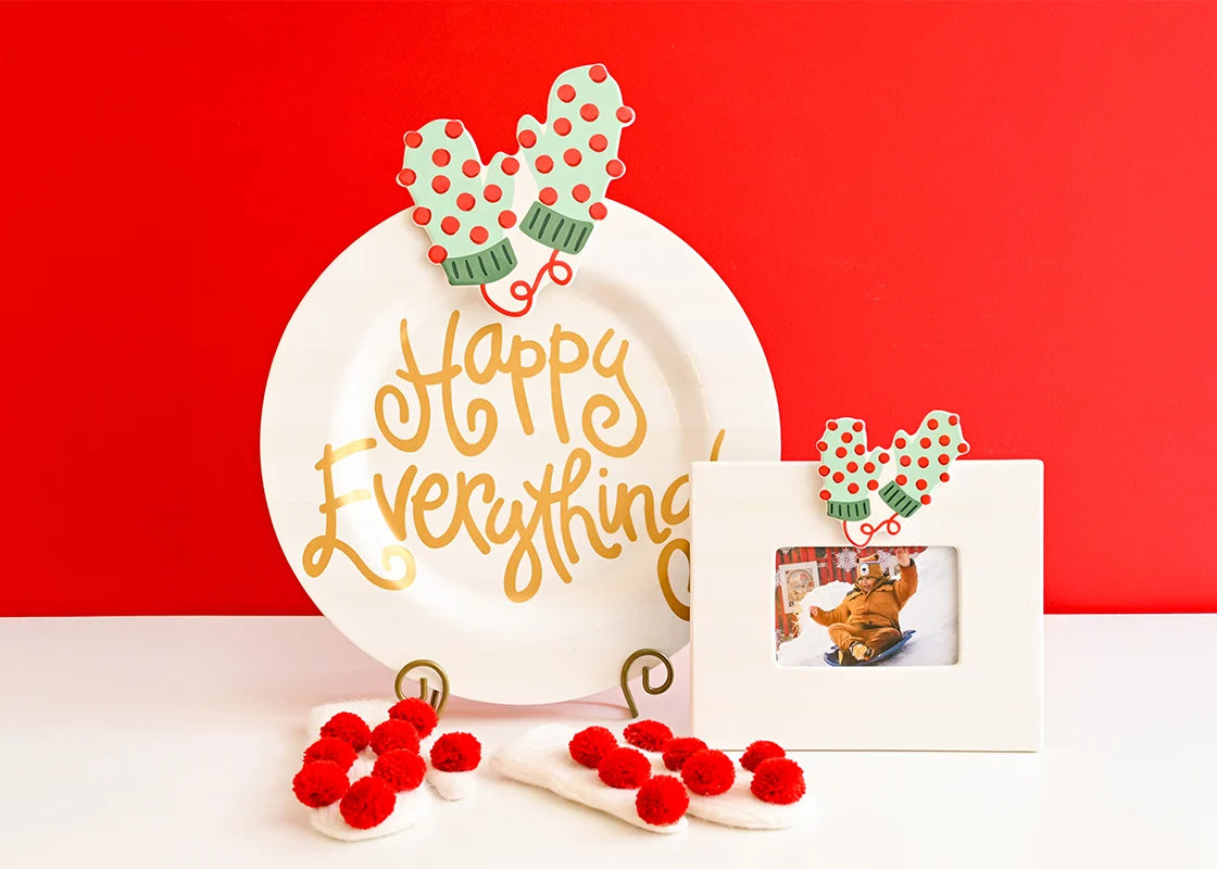HAPPY EVERYTHING! POM POM MITTENS MINI ATTACHMENT