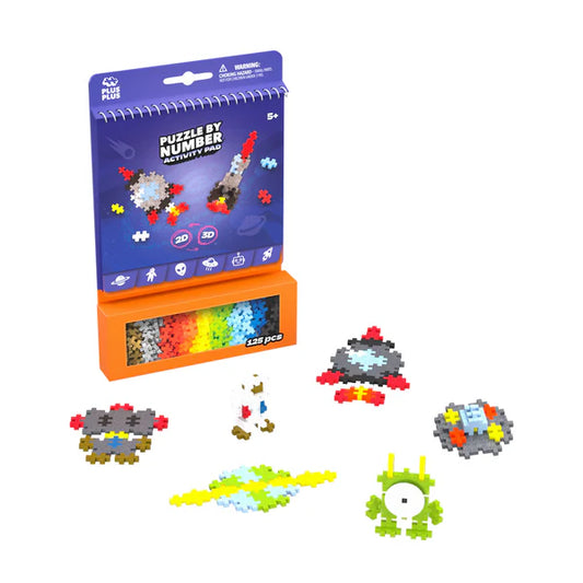 Plus Plus Puzzle By Number® Activity Pad - Space
