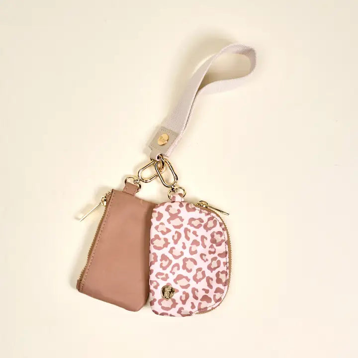 The Darling Effect Dynamic Duo Pouch Wristlet–Born Wild