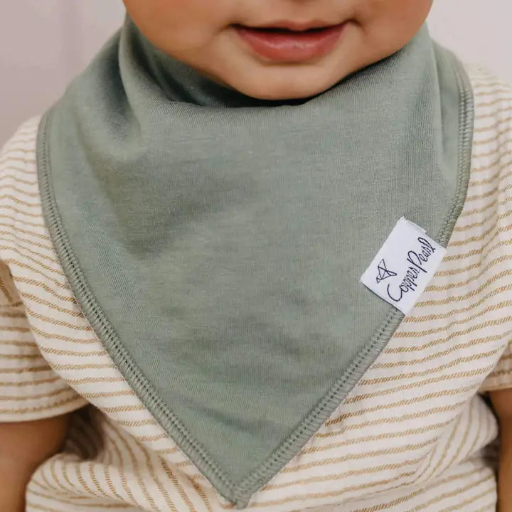 Copper Pearl Baby Bandana Bibs - Haven