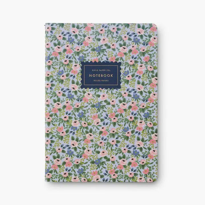 Rifle Paper Co. Assorted Set of 3 Rosa Notebooks