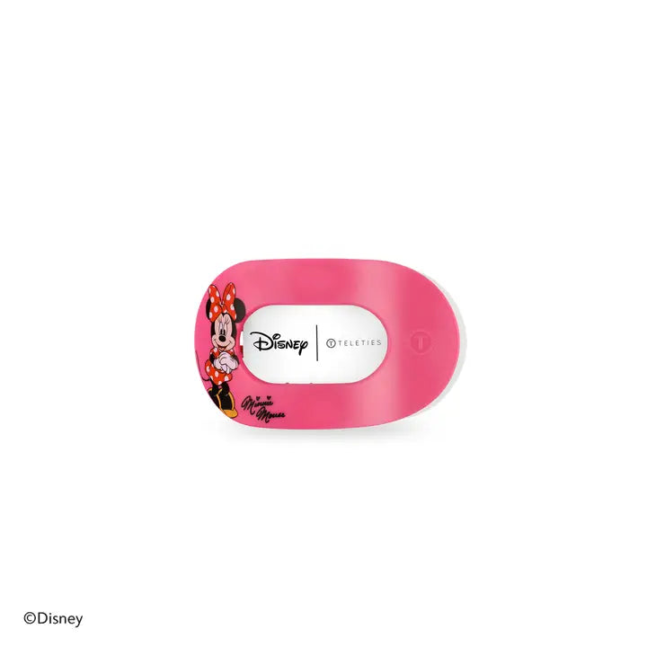 Teleties Flat Round Hair Clip | Tiny | Minnie Mouse