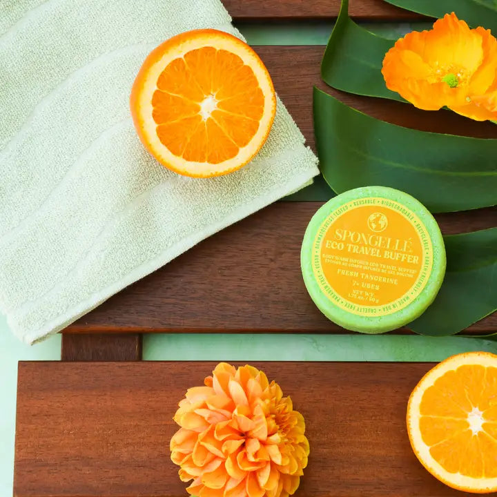 Spongelle Fresh Tangerine Eco Travel Buffer