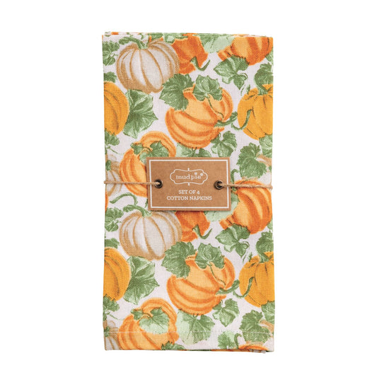 MUD PIE PUMPKIN NAPKIN SET