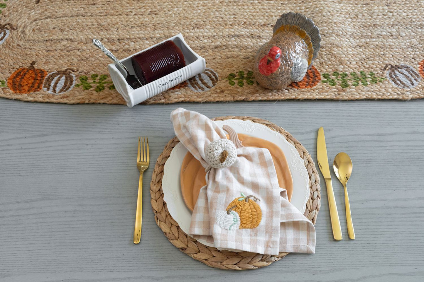 Mud Pie  Pumpkin Napkin Rings