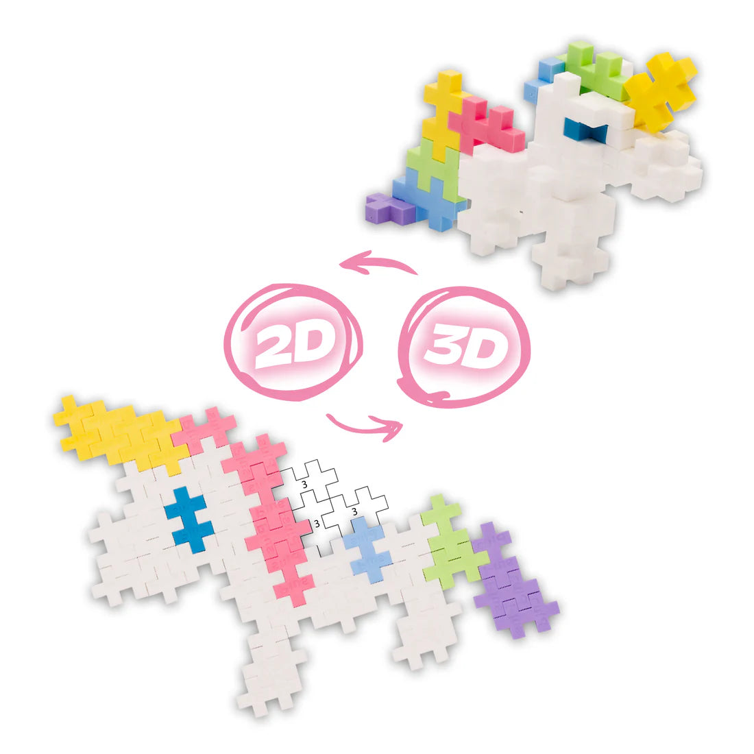Plus Plus Puzzle By Number® Activity Pad - Fairytale