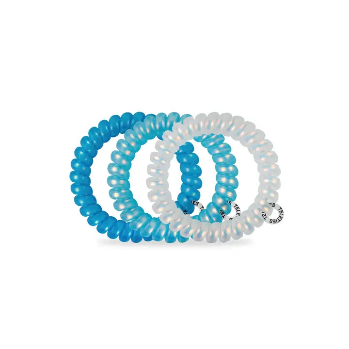 Teleties Spiral Hair Coils | Large | Blue Seas