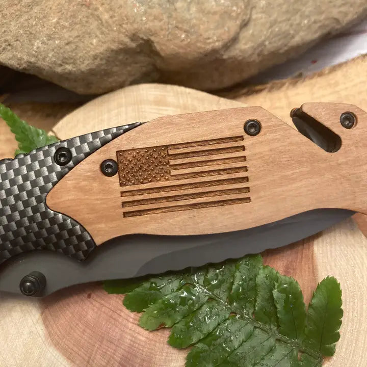 American Flag Knife