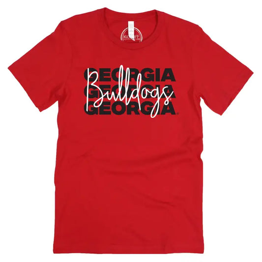 Game Time Tee- Collegiate Licensed-University of Georgia