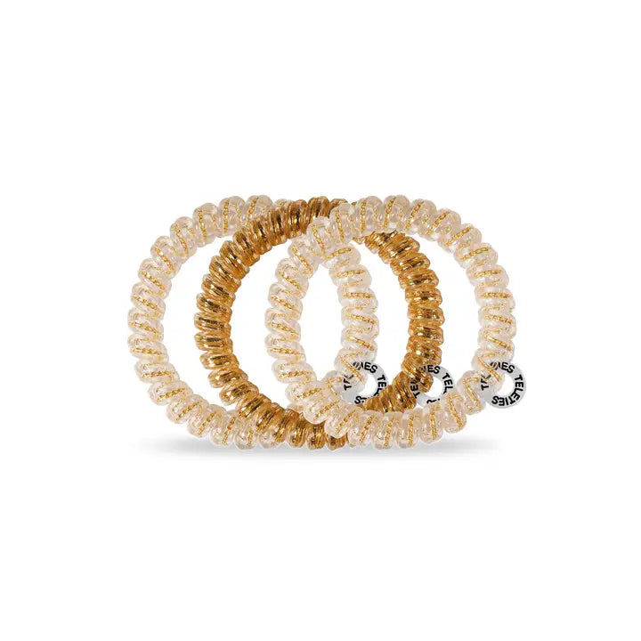 Teleties Spiral Hair Coils | Small | Luxury Living Hair Ties