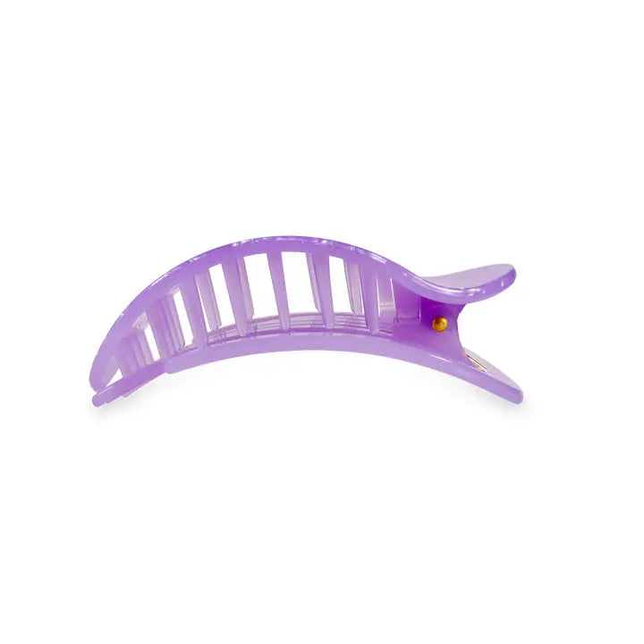 Teleties Flat Round Hair Clip | Medium | Lavender Mist