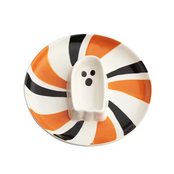 MUD PIE GHOST ROUND DISH