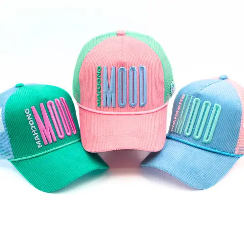 My Fair Mahjong Hat | Corduroy Trucker | Mahjong Mood